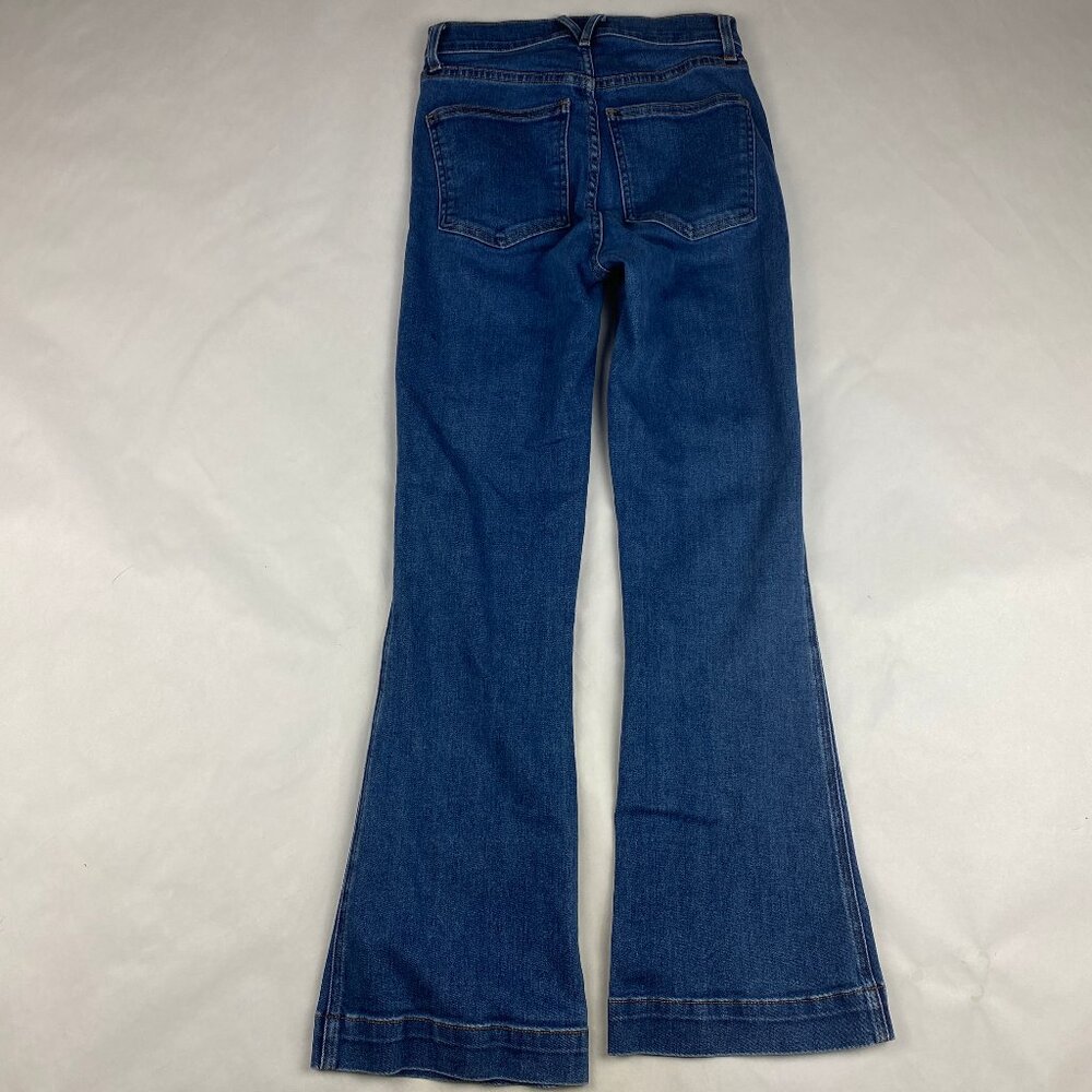 Veronica Beard Flare Jeans Women Size 24 Blue - Flaw - Picture 2 of 14